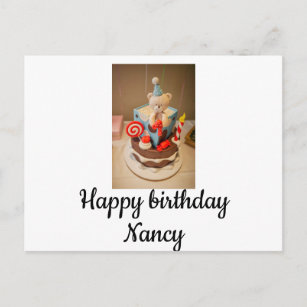 Happy birthday Nancy Postcard