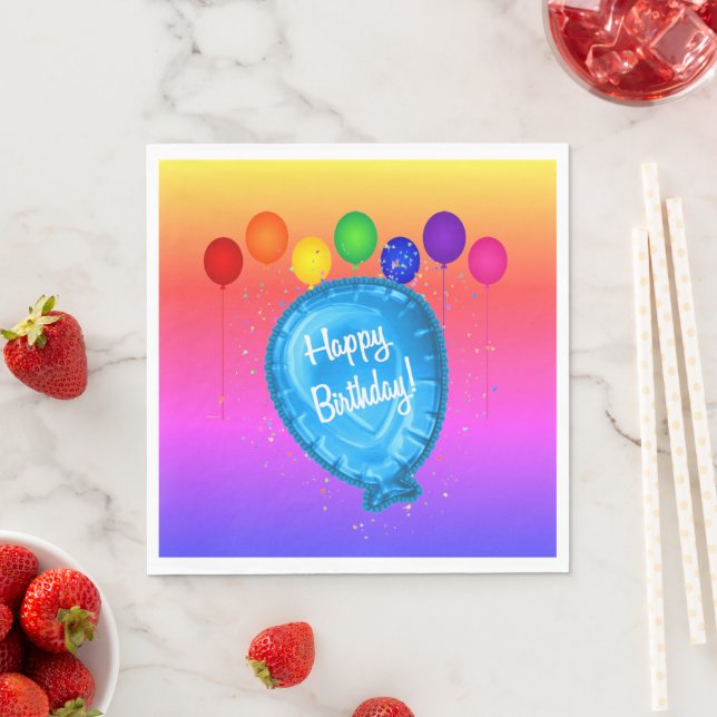 Happy Birthday!!  Napkins (Insitu)