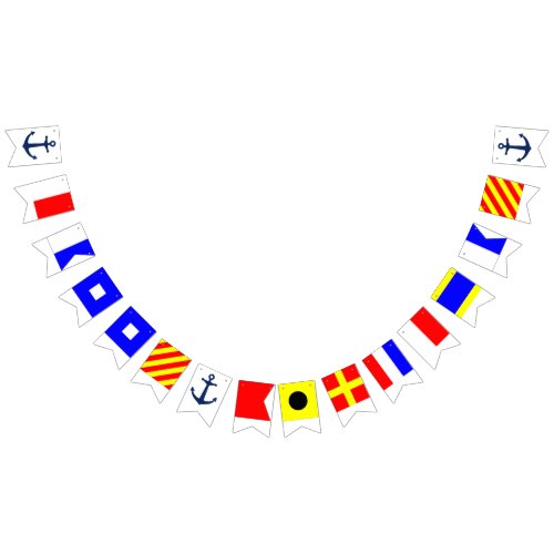 Happy Birthday Nautical Flags Bunting