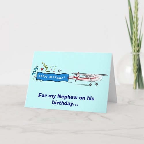 Happy Birthday Nephew Airplane