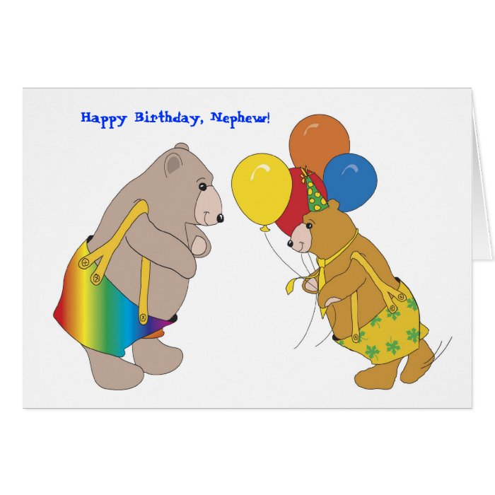 Happy Birthday, Nephew Greeting Card