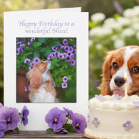 Happy Birthday Niece Cavalier King Charles Spaniel