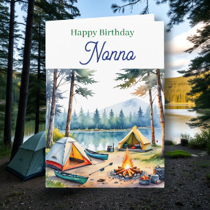 Happy Birthday Nonno   Campsite Poem Card