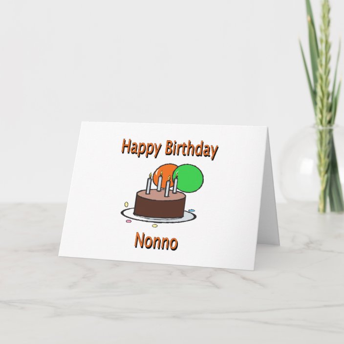 Download Happy Birthday Nonno Italian Grandpa Birthday Desi Card Zazzle Com