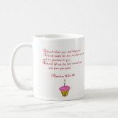 Best Mom Ever White and Pink Ceramic Coffee Mug - Numbers 6:24