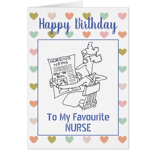 Happy Birthday Nurse | Zazzle.com