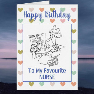 Happy Birthday Nurse Cards