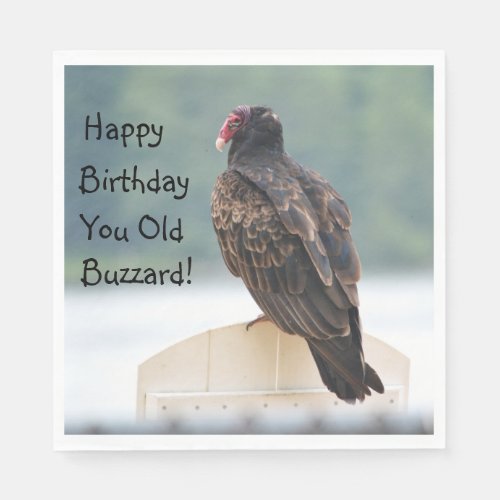 Happy Birthday Old Buzzard Napkins