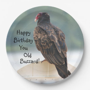 Happy Birthday Old Buzzard Paper Plates