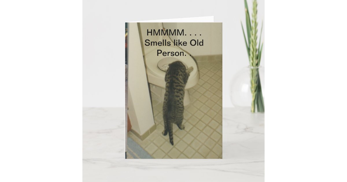 Happy Birthday Old Person card | Zazzle