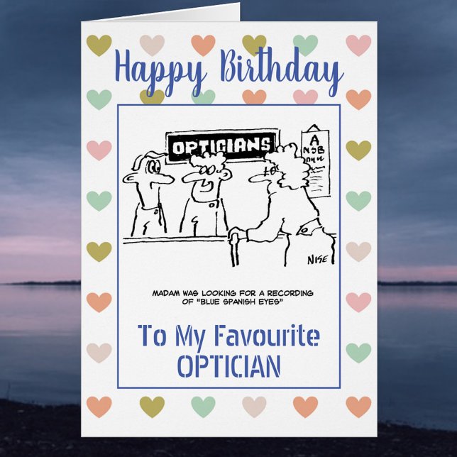 Happy Birthday Optician Cards (Creator Uploaded)