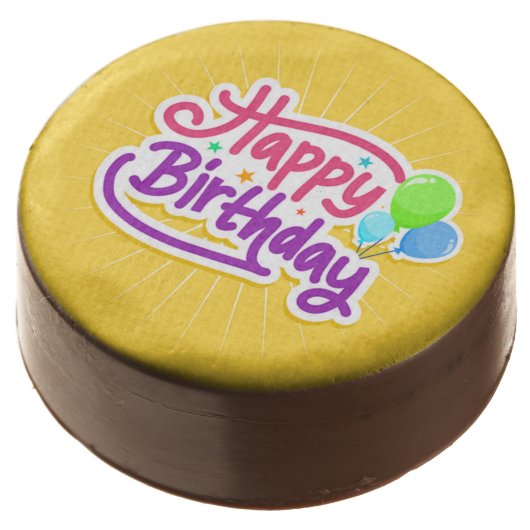 Happy birthday oreo cookie ! (Angled)