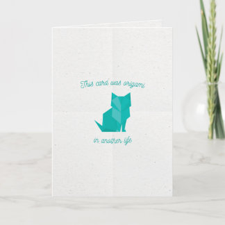 Happy Birthday | Origami Letterpress Thank You Card