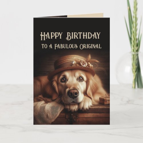 Happy Birthday Original Fun Well Dressed Dog Card
