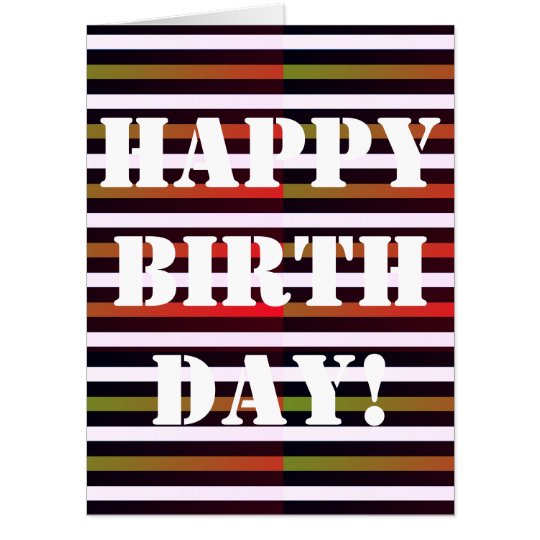 Happy Birthday Oversized Card | Zazzle.com