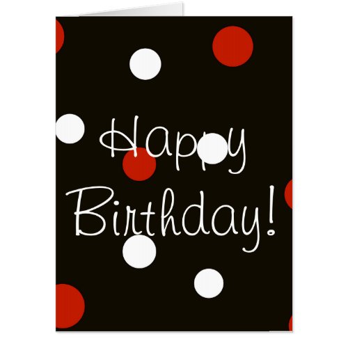 Happy Birthday Oversized Card