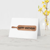 HAPPY BIRTHDAY PADDLE PADDLING CARDS (Yellow Flower)