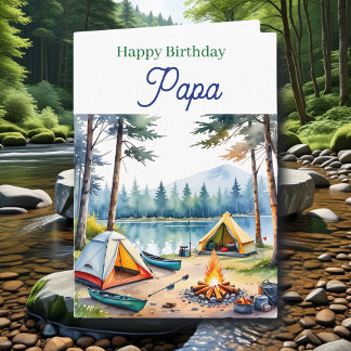 Happy Birthday Papa | Fishing Tackle Box Card