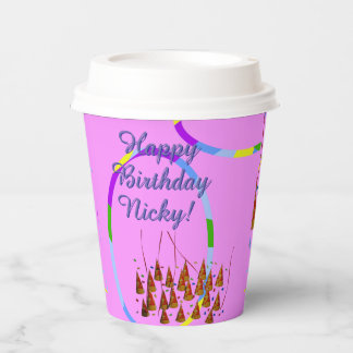 Happy Birthday Paper cup