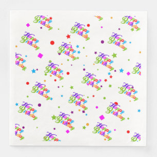 Happy Birthday Paper Dinner Napkins