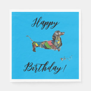Happy Birthday Paper Napkin