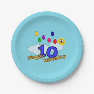 Happy Birthday Paper Plates