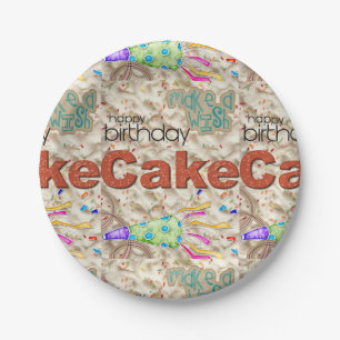 Happy Birthday Paper Plates Friends Family