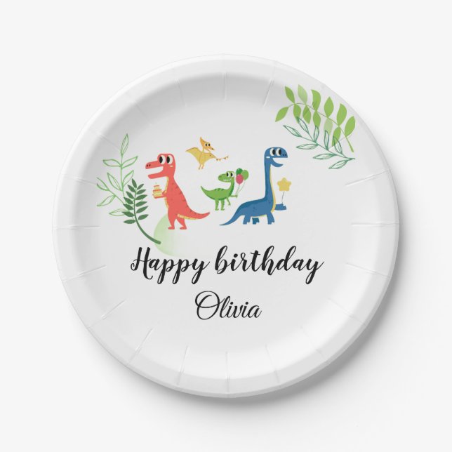 Happy birthday paper plates pack (Front)