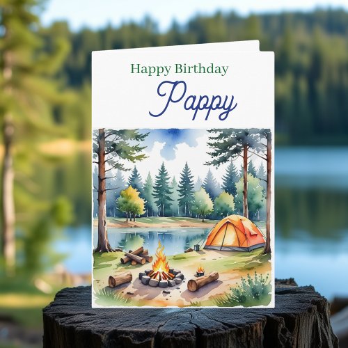 Happy Birthday Pappy | Campsite Poem