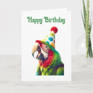 Happy Birthday Parrot