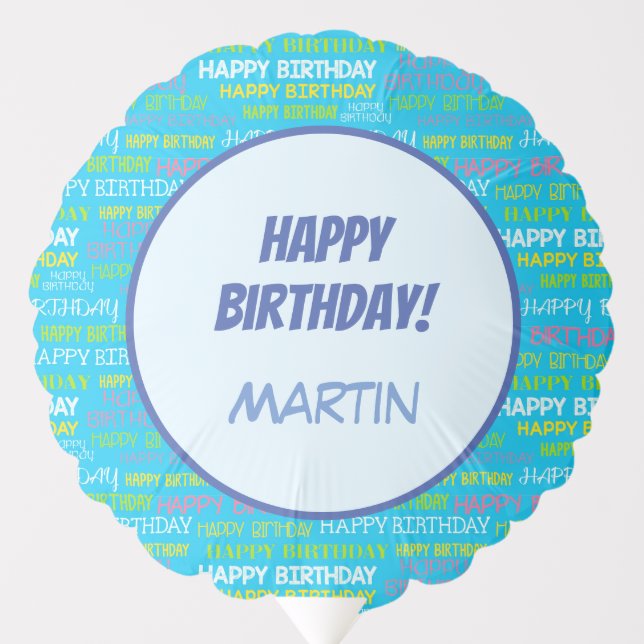 Happy Birthday Party Accessory Balloon (Front)