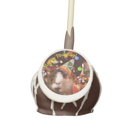 Happy Birthday _ Party Animal Guinea Pig Cake Pops