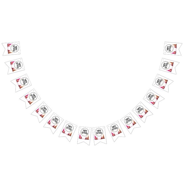 Happy Birthday Party Bunting Banner (All)