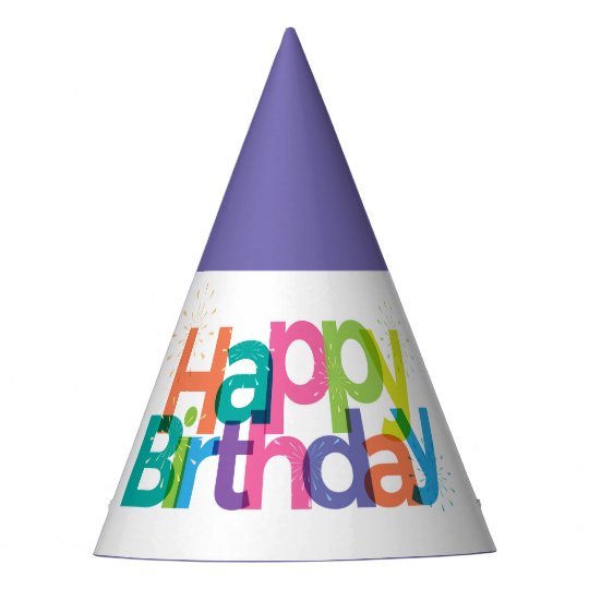 Happy Birthday Party Hat | Zazzle.com