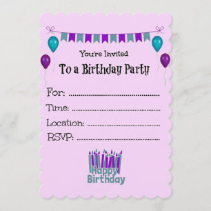 Happy Birthday Party Invite
