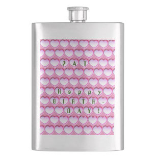 Happy Birthday -- Party Lover! Flask