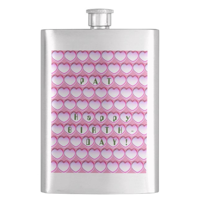 Happy Birthday -- Party Lover! Flask (Front)