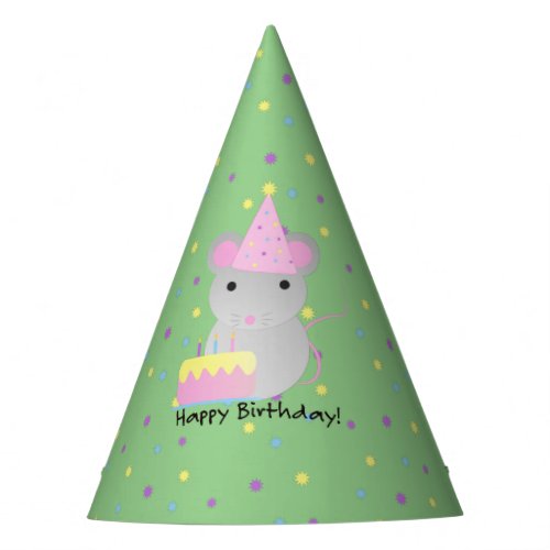 Happy Birthday Party Mouse Party Hat
