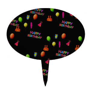 Happy Birthday Party Personalize Destiny Destiny'S Cake Topper