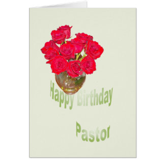 Happy Birthday Pastor Cards | Zazzle