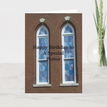 Happy Birthday Pastor - Sg Card by heavenly_sonshine at Zazzle