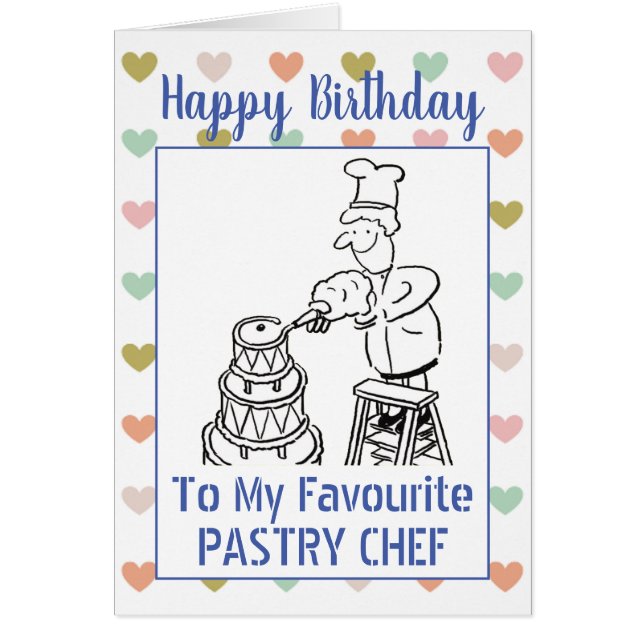 Happy Birthday Pastry Chef (Front)