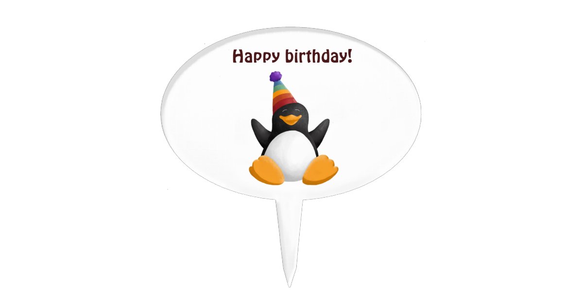 penguin happy birthday gif