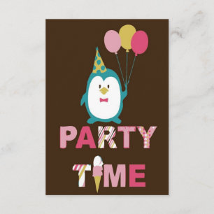 Happy Birthday Penguin Card