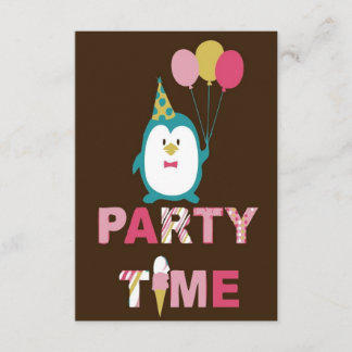 Happy Birthday Penguin Card