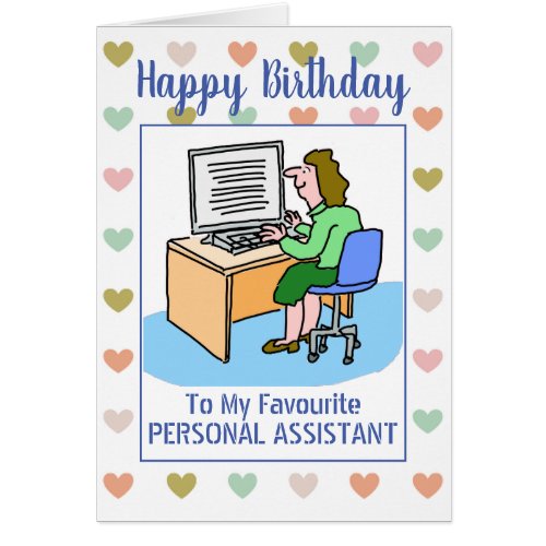 Happy Birthday Personal Assistant