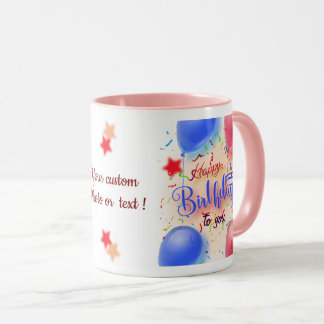 Happy Birthday personalize Gift Mug