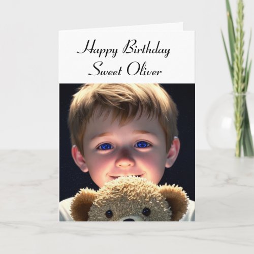 Happy Birthday Personalized and Coloring Page Card