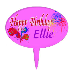 Happy Birthday -Personalized Cake Pick