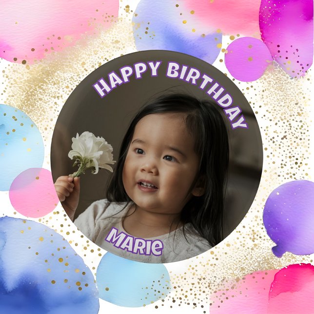 Happy Birthday Personalized Face Pins Birthday (Creator Uploaded)